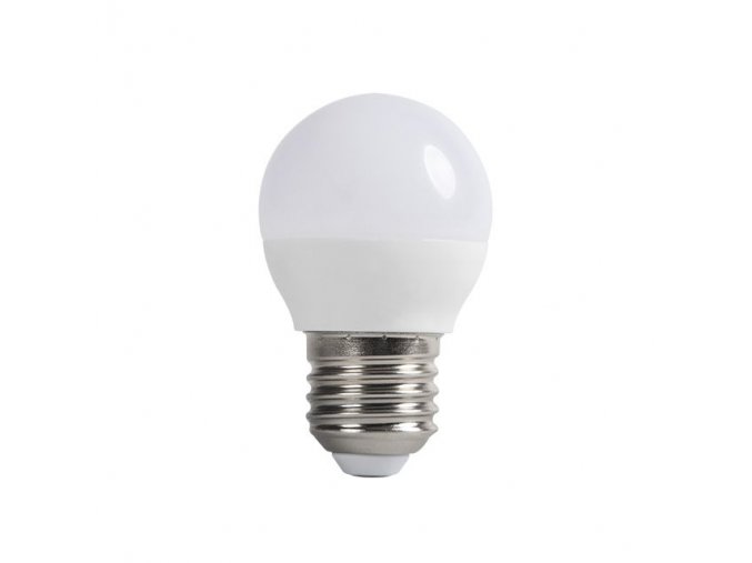 LED izzó, E27, 6W (480-520lm), G45, fényerőszabályozható [WOJ+14380]