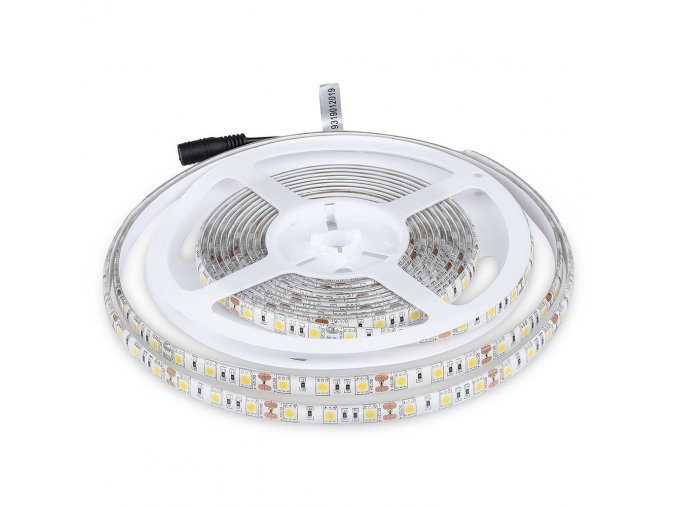 Kültéri LED szalag 12V, 11W/m, 900lm/m, 60LED/m, vízálló, 5 m-es csomag