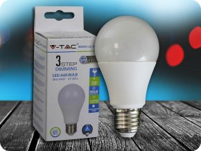 E27 LED izzó 9W, 806lm,3 fokozatú fényerőszabályozás