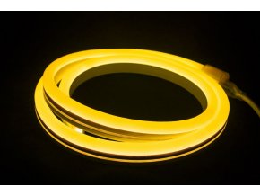 LED Neon Flex szalag 8-10W, 24V, 10m, sárga, sárga