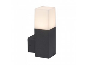 Falra szerelhető LED-es lámpatest 1xGU10, 22 cm, fekete/fehér, IP54