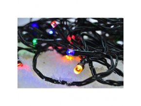 Solight LED karácsonyi lánc, 300 LED, 30m, 5m vezeték, 8 funkció, időzítő, IP44, több színű [1V04-M]