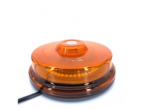 LED figyelmeztető lámpa UFO2 mágnessel 22W, 12/24V, 3m gyújtókábel, R10 R65 [ALR0077]