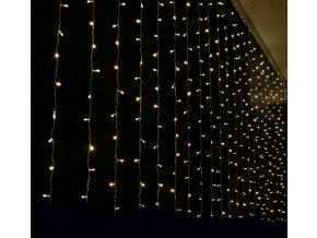 LED fényfüggöny, 2m, 360LED, 20 x ág, WW, adapterrel [X08360121]