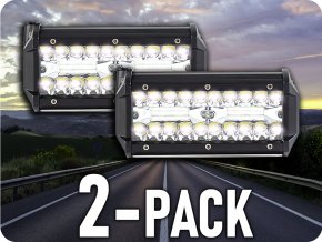 LED-es munkalámpa 30W, 2600lm, 12V/24V, IP67/2-PACK! [LB0087]