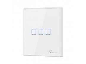 sonoff t2eu rf 86 type wall panel sticky 433mhz wireless rf remote 3gang m0802030011