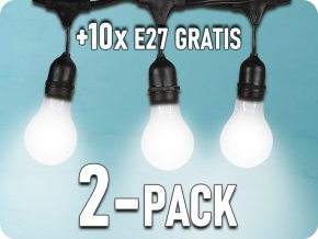 75075 +10 E27 gratis 2 pack