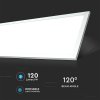 29W-os LED panel tápegységgel, 120x30 cm, 3480Lm, A++