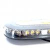 Led Cree figyelmeztető lámpa, 95W, 12-24V narancssárga, mágnes, Ip67 [BLK0004]