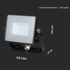 LED reflektor 10W, SAMSUNG CHIP, 800lm, FEKETE