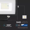 LED REFLEKTOR 20W, 1600LM, SAMSUNG CHIP, FEKETE