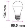 E27 LED IZZÓ 12W, A65 - SAMSUNG CHIP