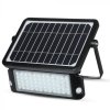 LED napelemes reflektor 10W (1100 lm), fekete, IP65, 4000K