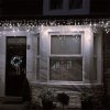 Solight LED karácsonyi világítás - jégcsapok, 120 LED, 3m x 0.7m, 6m vezeték, külső, meleg fehér fény