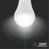 E27 LED izzó 9W (806Lm), 3 fokozatú fényerőszabályozás, A60, nappali fehér CSOMAG 2 DB 4000K