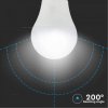 E27 LED izzó 9W (806Lm), 3 fokozatú fényerőszabályozás, A60, nappali fehér CSOMAG 2 DB 4000K