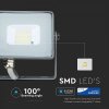 LED reflektor 10W, 800lm, SAMSUNG chip, szürke színben