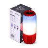 Bluetooth hangszóró RGB+W LED fény, piros színben