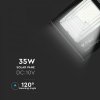 LED-es napelemes reflektor 35W-os napelemmel, 2450lm, IP65, 15000mAh