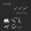 250W (30000lm) LED-es reflektor, Meanwell adapter, Samsung chip, 60°