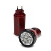 Solight újratölthető LED-es zseblámpa, dugaszolható, Pb 800mAh, 9xLED, piros-fekete [WN10]