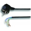 Solight Flexo zsinór, 3x1mm2, 2m, fekete [PF04]