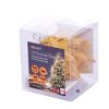 Solight LED karácsonyi lánc, arany csillagok, 10LED lánc, 1m, arany színű, 2xAA, IP20 [1V212]