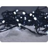 Solight LED kültéri karácsonyi lánc, 100 LED, 10m, 3m vezeték, 8 funkció, időzítő, IP44, hideg fehér