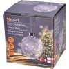 Solight LED üveg karácsonyi gömb, 10LED, 2xAA, IP20 [1V204]