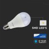 LED izzó vészhelyzeti elemmel (3 óra), E27, 9W, 806lm, A70