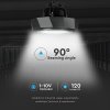 LED Highbay 100W (12000lm), Samsung chip, 90°, fekete