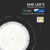 LED Highbay 100W (12000lm), Samsung chip, 90°, fekete