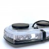 LED figyelmeztető lámpa, 23W, 32LED, mágnes, 12/24V [BLK0031]