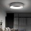 Solight LED mennyezeti lámpa Treviso, 48W, 2880lm, dimmelhető, távirányítóval, kerek, szürke [WO768-G]