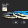 COB LED szalag beltéri használatra 10W/m, 800lm/m, 24V, 8mm, IP20