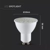 LED izzó GU10, 5W, 110°, SAMSUNG chip, EVOLUTION