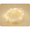 LED dekorációs lánc 2m, 20LED, 2xAA, meleg fehér, funkció nélkül, ezüst színű [X0120111]