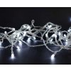 LED kültéri karácsonyi lánc, 300 LED, 14,95m, 3m vezeték, 8 funkció, IP44, áttetsző kábel, hideg fehér [X08300222]