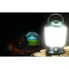 Újratölthető Camping LED lámpa 9W, 120lm/320lm, 2000mAh, IP44, micro USB [T31]