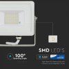 LED reflektor 20W, SAMSUNG CHIP, 1600lm, FEHÉR/2-PACK!