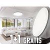 LED mennyezeti lámpa 24W, 2600lm, színváltás 3000K-6400K, 1+1 gratis!