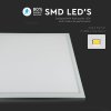 LED panel tápegységgel, 45W, 3600lm, négyzet 60x60cm, UGR<19, 6400K