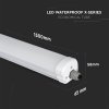 LED vízálló lámpatest 32W, 5120lm (160lm/W), X-sorozat, 150cm
