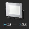 150W-os LED reflektor, 17300lm (115lm/W), fekete, Samsung chip