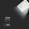 LED napelemes reflektor 20W-os napelemmel, 1650lm, IP65, 10000mAh/2-PACK!