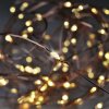 Solight réz karácsonyi lánc, 100x mini LED, 10m, 3xAA, meleg fény [1V54-WW]