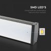 LED lineáris Highbay 100W, 8700lm, fekete