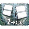 LED reflektor 500W, 67500lm, IP65, fekete/2-PACK!