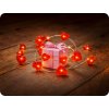 LED dekoratív lánc szív 2m, 20LED, 2xAA funkciók nélkül [X01204115]