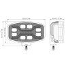 driving light led x spider white position amber strobo (12)